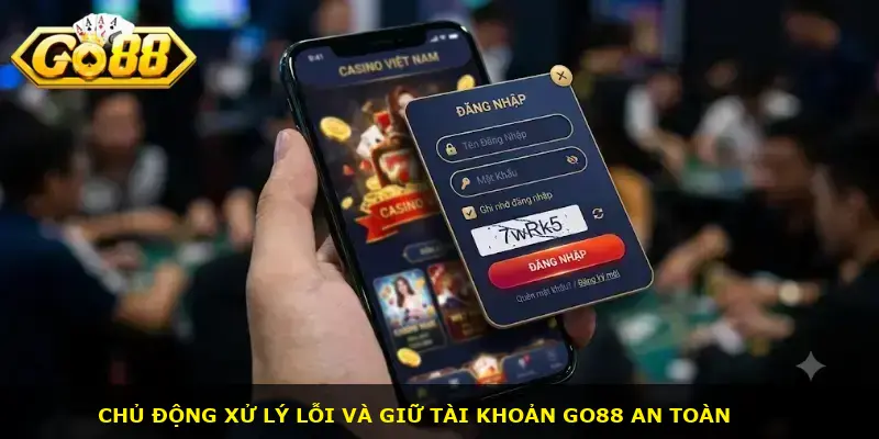 Chủ động xử lí bảo về tài khoản GO88 