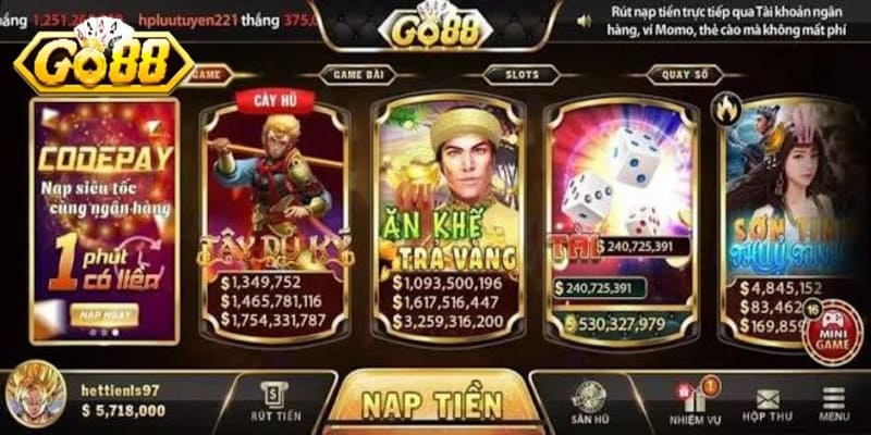 Hệ thống cực bảo mật trên GO88