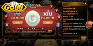 Quy luật chơi tài xỉu Go88 cực hay
