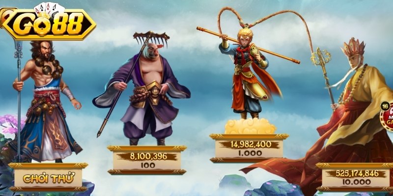 Hệ thống biểu tượng đặc biệt Tây Dy Ký Go88
